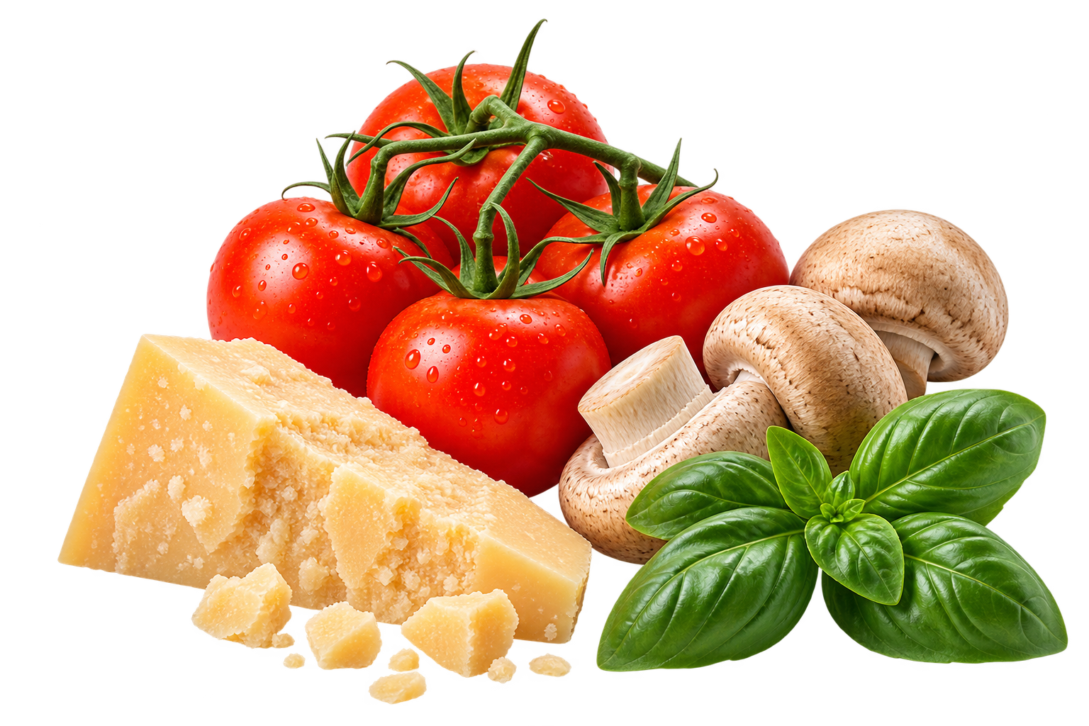 Fresh ingredients used for recipe and menu costing